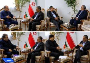 بررسی مسائل چهار استان در دیدارهای جداگانه معاون اجرایی رئیسجمهور با استانداران